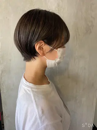 ショート カラー ヘアアレンジ stylist/蛯谷 珠里のヘアスタイル