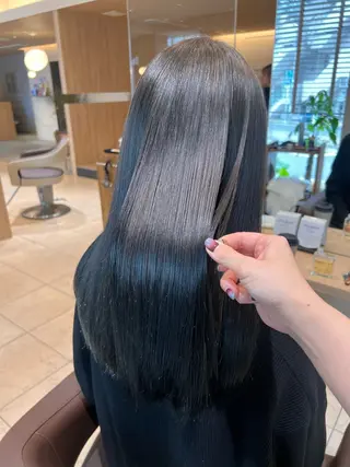 ロング 清水 萌未のヘアスタイル