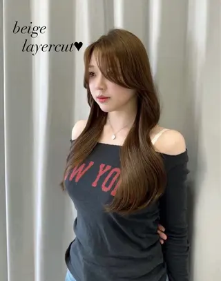 ロング 🇰🇷POCKET 宇根 幸恵🎀のヘアスタイル