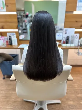 ロング 神谷 千明のヘアスタイル