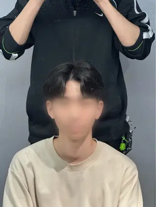 メンズ 梅田/パーマ/ 韓国メンズヘア/ハタのヘアスタイル