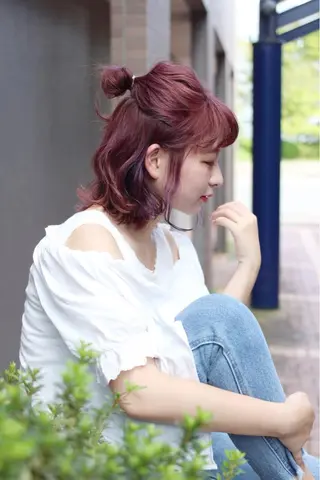 ミディアム 🌷レイヤーカット/ フルキシオリ🌷のヘアスタイル
