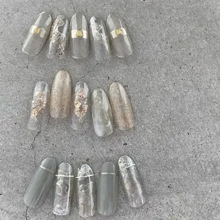 ネイル Ray. ／綺麗目ニュアンスのネイルデザイン