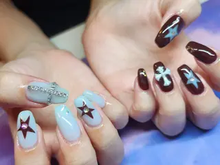 ネイル 💜bora .のネイルデザイン