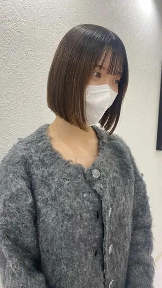 ショート RURI韓国ボブ 🇰🇷タッセルボブのヘアスタイル