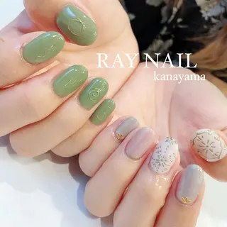 ネイル Arowa 伊田のネイルデザイン