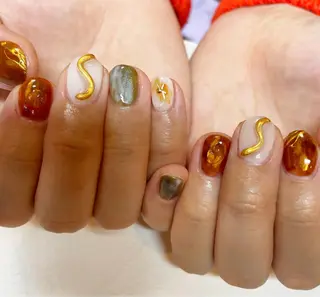 ショート ネイル Re:st〔リスト〕所属・ayane Re:st〔リスト〕のネイルデザイン