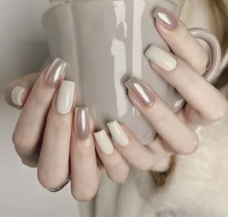 セミロング 宮崎 もものネイルデザイン