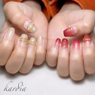 ネイル καρδιά -ｶﾙﾃﾞｨｱ-のネイルデザイン