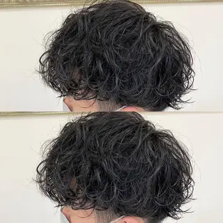 パーマ メンズ 年間2000名担当◎ パーマ職人/仲原佑樹のヘアスタイル