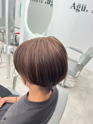 カラー メンズ 中山 都和のヘアスタイル