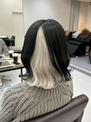 ミディアム カラー ✨【公式】 juhl.横浜✨のヘアスタイル