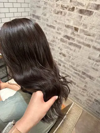 セミロング カラー Sara newi 🎀透明感🎀のヘアスタイル