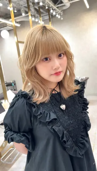 ミディアム 坂口 京平のヘアスタイル