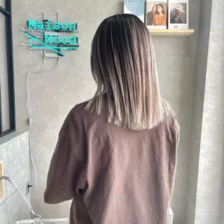 ミディアム mood tatemachiのヘアスタイル