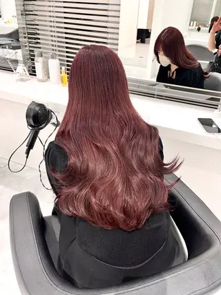 ロング 艶カラー美髪縮毛矯正 /髪質改善✨️ユウキのヘアスタイル