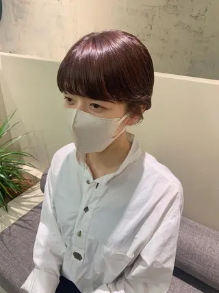 ショート カラー yupi🐈‍⬛ レイヤー/パーマのヘアスタイル
