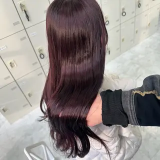 ロング カラー mina/暖色カラー 🥀韓国風カット🥀のヘアスタイル