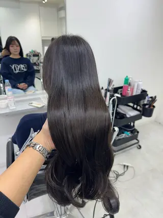 ロング カラー 韓国ヘア🇰🇷 /艶カラー✨のヘアスタイル