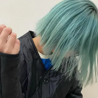 ショート カラー ヘアアレンジ 押切 響　のヘアスタイル