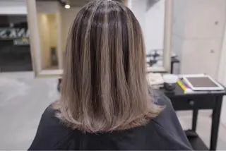 ミディアム カラー ヘアアレンジ BANK'S hair所属・💐ケラチン 髪質改善寺坂雄飛💐のヘアスタイル