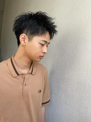 メンズ 森本裕/オーナー/ スパイラルパーマのヘアスタイル