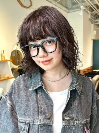 パーマ sea by luvismけやき通り2号店所属・ボブ/ショート/ 縮毛矯正/岸本恭明のヘアスタイル