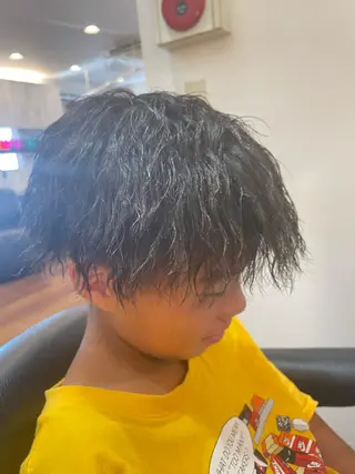 パーマ キッズ molla所属・浅香山✨美髪✨ やまもとあきこのヘアスタイル