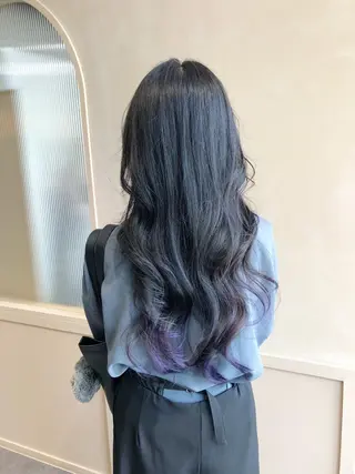 ロング 所渉/韓国レイヤー /ウルフカットのヘアスタイル