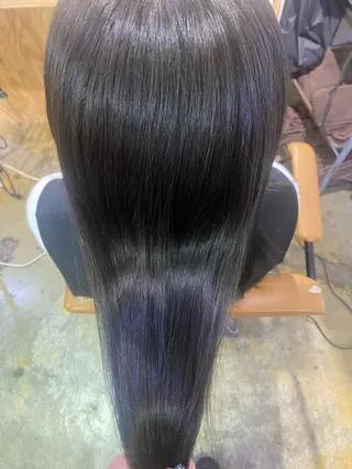 ロング カラー ブリーチカラーと、髪 質改善。HARUKAのヘアスタイル