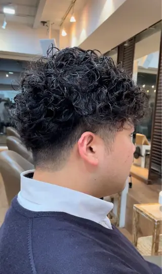パーマ メンズ 西村 友佑のヘアスタイル