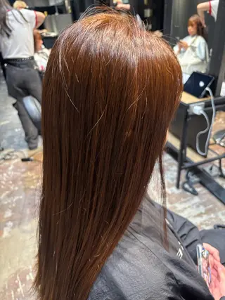 ロング カラー 縮毛矯正/カラー みかみれんのヘアスタイル