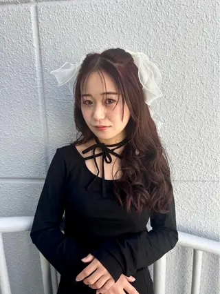 ロング カラー ヘアアレンジ suri-ru hair【スリールヘアー】所属・FURUSAWA AOIのヘアスタイル