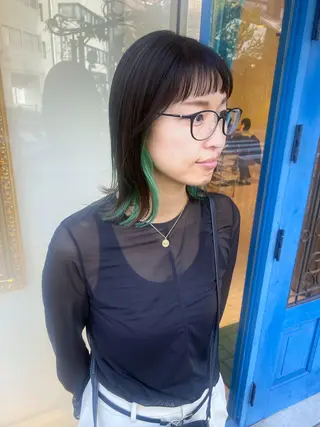 ミディアム カラー ブリーチ特化型🐯 Lita -ゆうや-のヘアスタイル