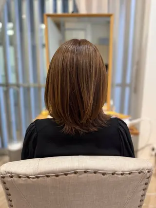 ミディアム 上村 直輝のヘアスタイル