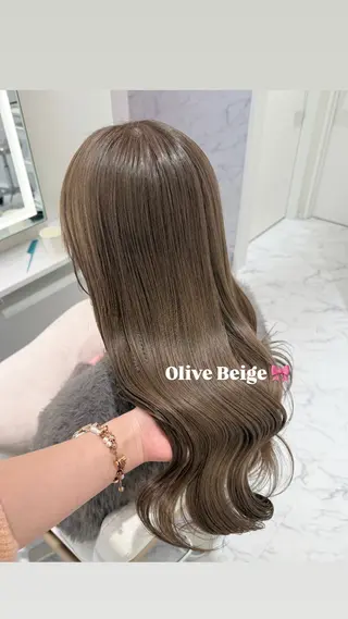 ロング カラー ParveMix🎀 稲垣詞葉のヘアスタイル