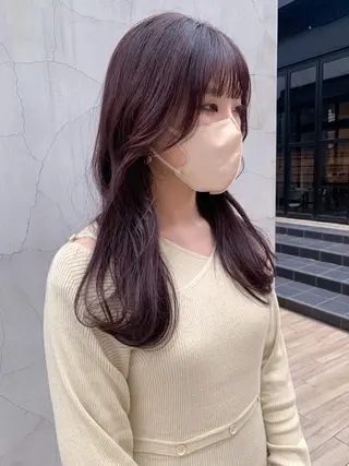 カラー ヘアアレンジ yuka .のヘアスタイル