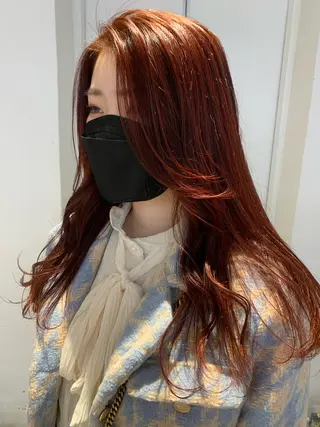 ロング カラー 【韓国ヘア・ネイル】 HINATA🍒のネイルデザイン