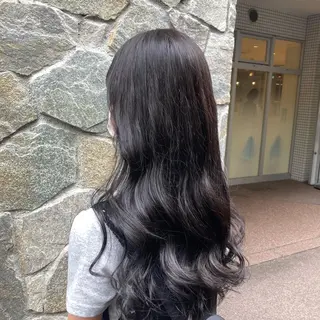 ロング カラー 野村 ゆいのヘアスタイル