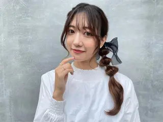 ロング ヘアアレンジ 青田 明日海のヘアスタイル
