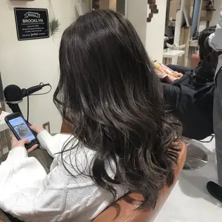 ロング カラー eclair.髪質改善&トリートメント所属・【艶髪、透明感】西村 有司のヘアスタイル