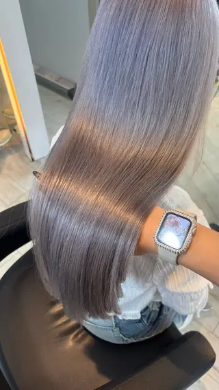 カラー miyu/ボブ/ 透明感カラー/栄のヘアスタイル