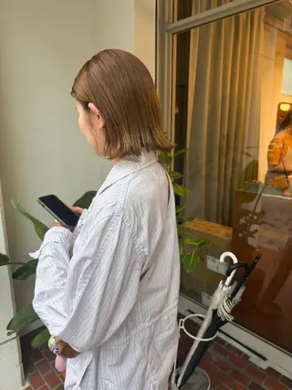 カラー muku所属・ボブ/パーマ /muku サリのヘアスタイル