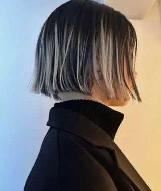 ミディアム カラー 透明感カラー/似合わ せカット/大島実加永のヘアスタイル