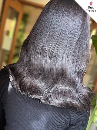 セミロング カラー TIGRE tenjinのヘアスタイル