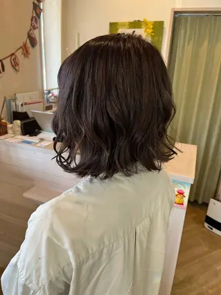 ミディアム カラー ヘアアレンジ like みやびのヘアスタイル
