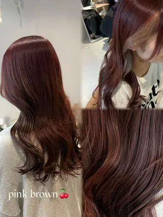 ロング カラー 🎀花屋併設サロン 荘司まゆり🎀‪‪のヘアスタイル