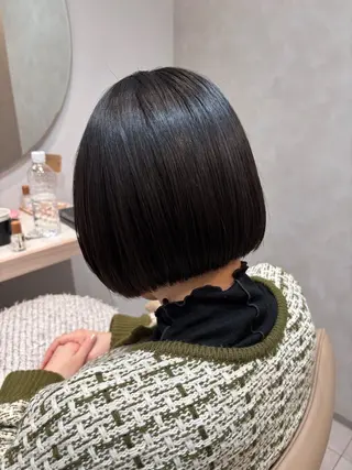 ショート カラー 朝楽スタイル🌼 千晶のヘアスタイル