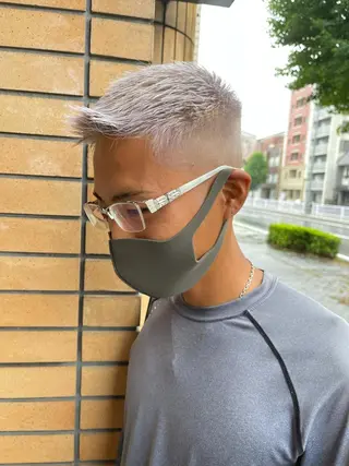 ショート カラー メンズ ハヤシカズキ/カラー ✂/メンズパーマのヘアスタイル