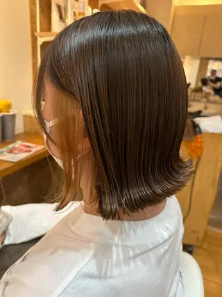 ミディアム 伊藤 聖也のヘアスタイル